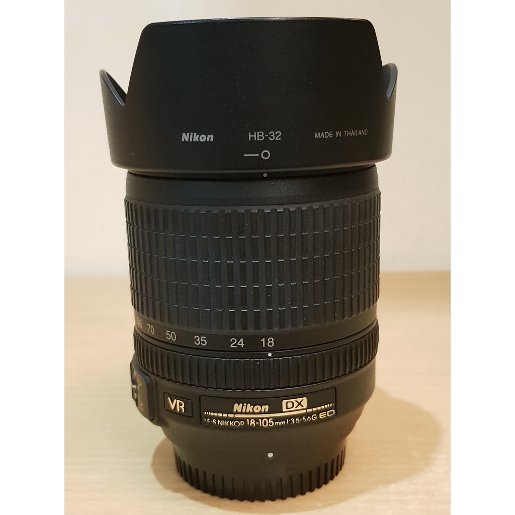 LENSA KIT NIKON 18-105mm VR MINT CONDITION BEBAS JAMUR KARET KENCENG MULUS DAPET BONUS