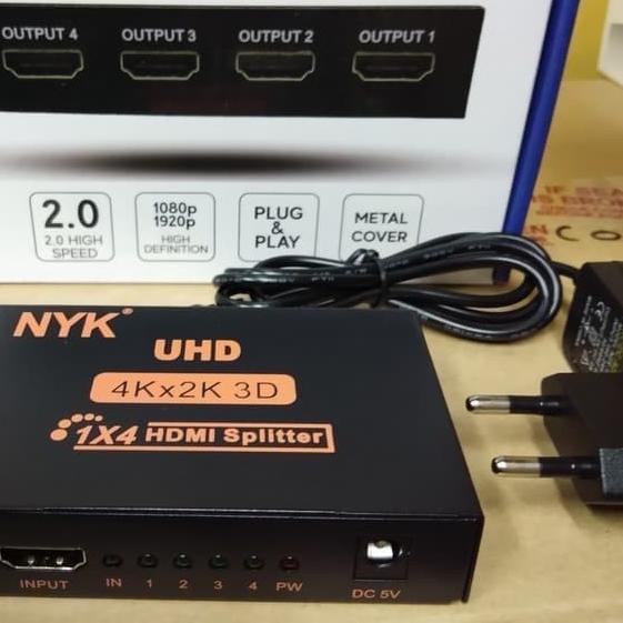 Nyk HDMI Splitter 4Port