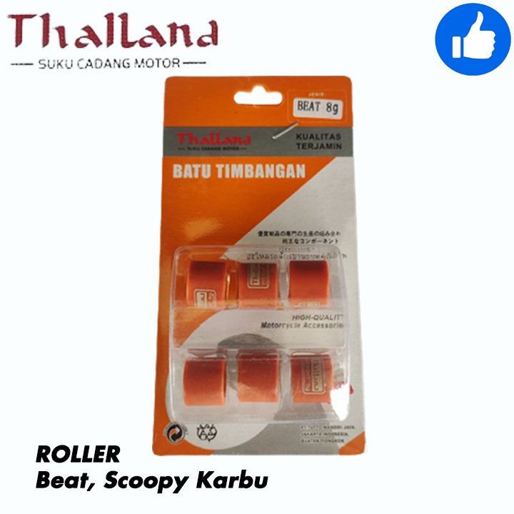 Roller BEAT, Scoopy karbu MERK THALLAND 8 9 10 GRAM