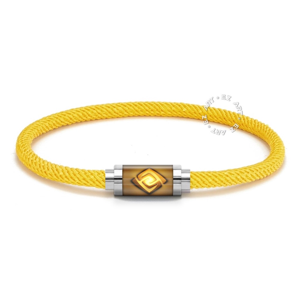 GELANG ANIME GENSHIN IMPACT 7 ELEMENT TALI SERUT NYLON MILAN ROPE KAIT TABUNG KACA STAINLESS STEEL