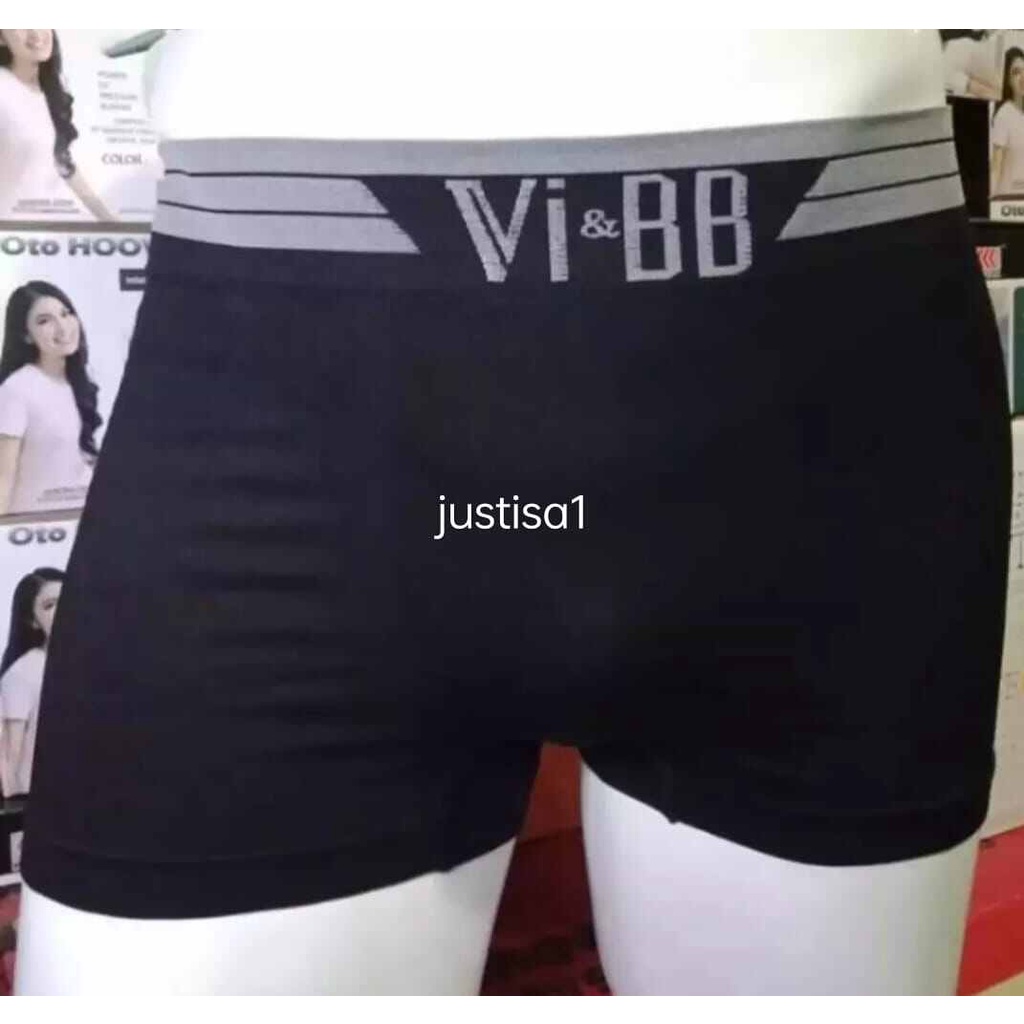 TERLARIS..3PCS CELANA DALAM PRIA BOXER VI-BB BOXER PRIA CELANA DALAM MODEL BOXER