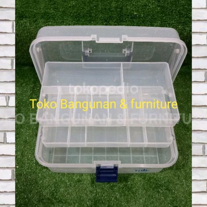 Tool Box Bertingkat Plastik Transparan