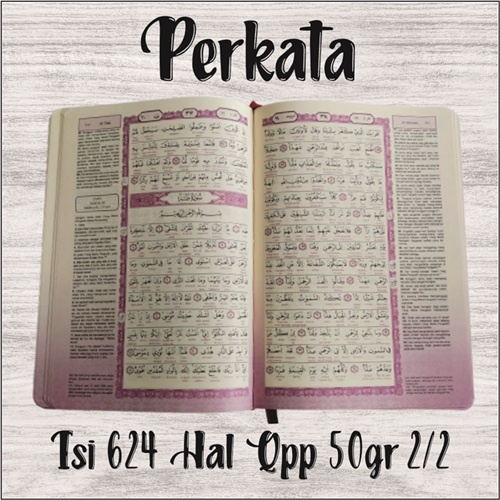 Quran Tanpa Cover (Blanko) A5 Perkata