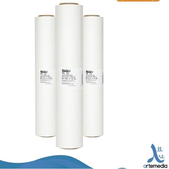 Bienfang White 20YDS x 12inch Sketching & Tracing Paper Roll Kertas