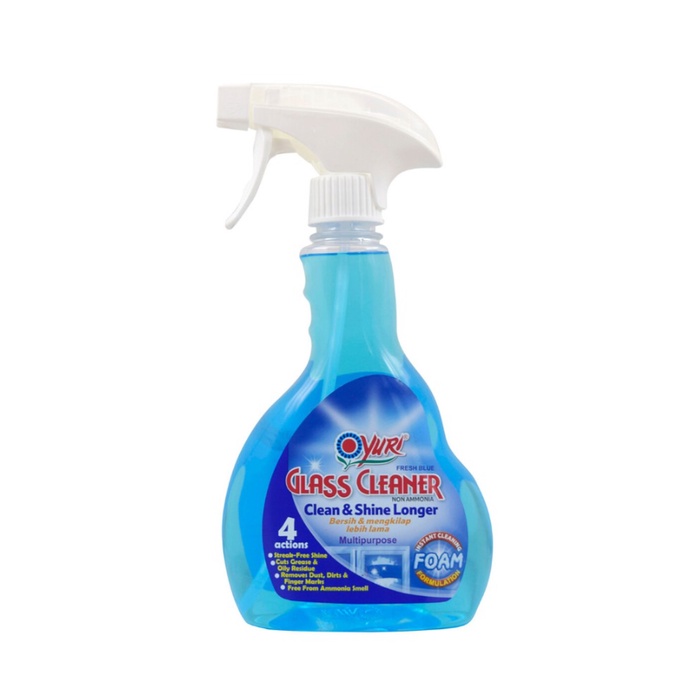 Yuri glass cleaner cairan pembersih kaca 500ml - pembersih kaca