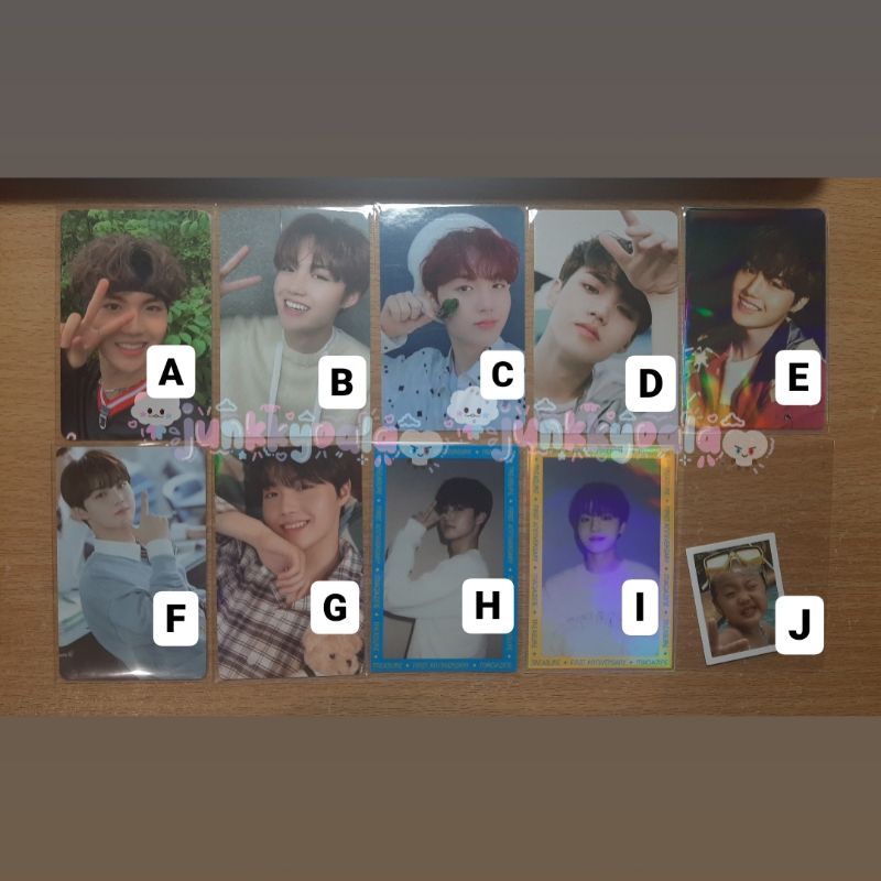 DOYOUNG DOBBY PHOTOCARD TREASURE PIYAMA KEMPI MIGRAIN MAGZ BABY PC HANTU TMC