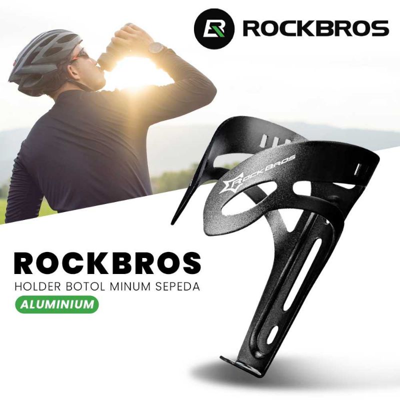 Rockbros Holder Botol Minum Sepeda Aluminium - Style 2