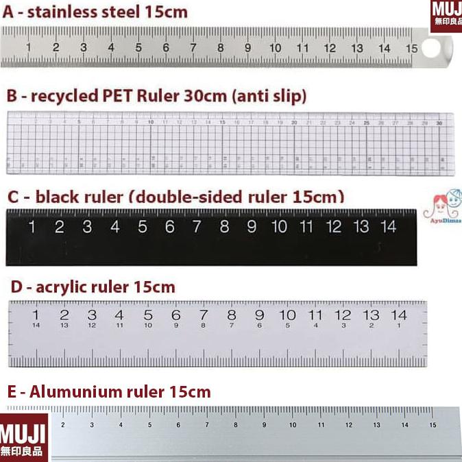

BISA COD Muji - stainless / alumunium / plastic RULER - penggaris /ALAT TULIS AESTHETIC/ALAT TULIS SEKOLAH/ALAT TULIS SET/ALAT TULIS LENGKAP/ALAT TULIS ANAK/ALAT TULIS LUCU