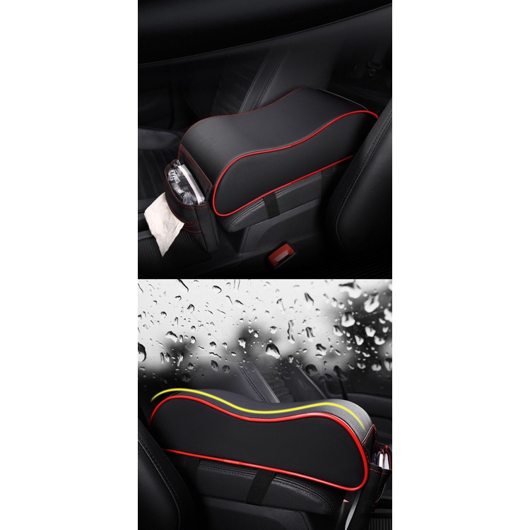 Bantal Siku Sandaran Tangan Mobil Car /Arm Rest Pillow Pad /Handrest Mobil Memory Foam/Pad Sandaran Tangan Pusat Mobil Kulit Universal Kotak