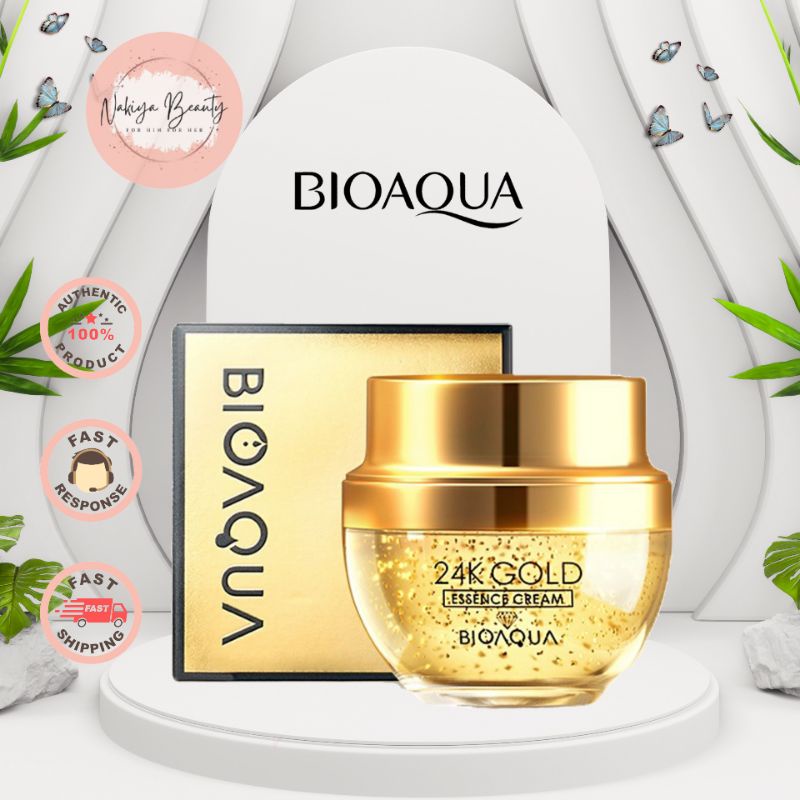 BIOAQUA 24K Gold Skin Care Essence Cream | Cream Wajah Bioaqua