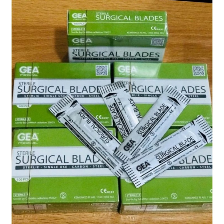 Pisau Bedah GEA Medical no 20 / Surgical blade / bisturi mata pisau