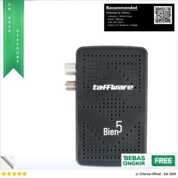 Jual Taffware Bien5 Digital Satellite TV Tuner Box Youtube 1080P DVB-T2S2 - Hitam Taffware Limited