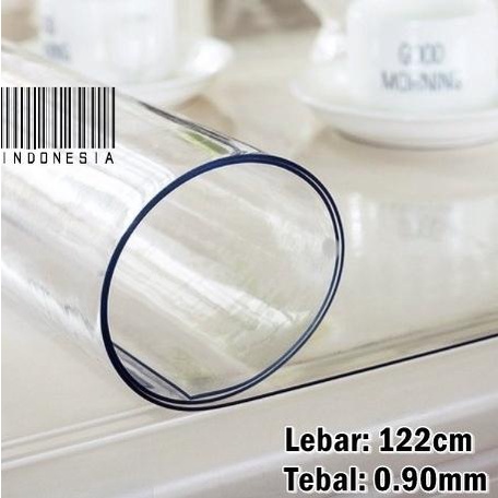 

Plastik Mika Lentur Super Bening Bahan Sekat Taplak 122cm Tebal 0.90mm - Standar