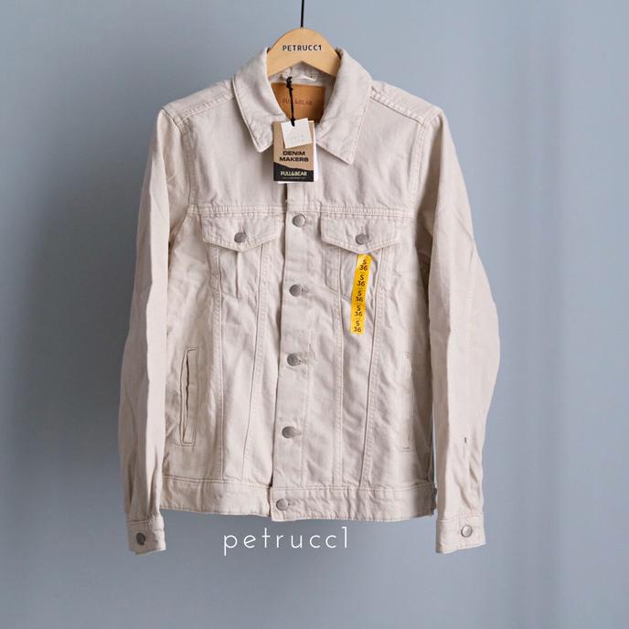 PULL and BEAR Jacket Jaket Denim jeans pria cowo men man ORIGINAL