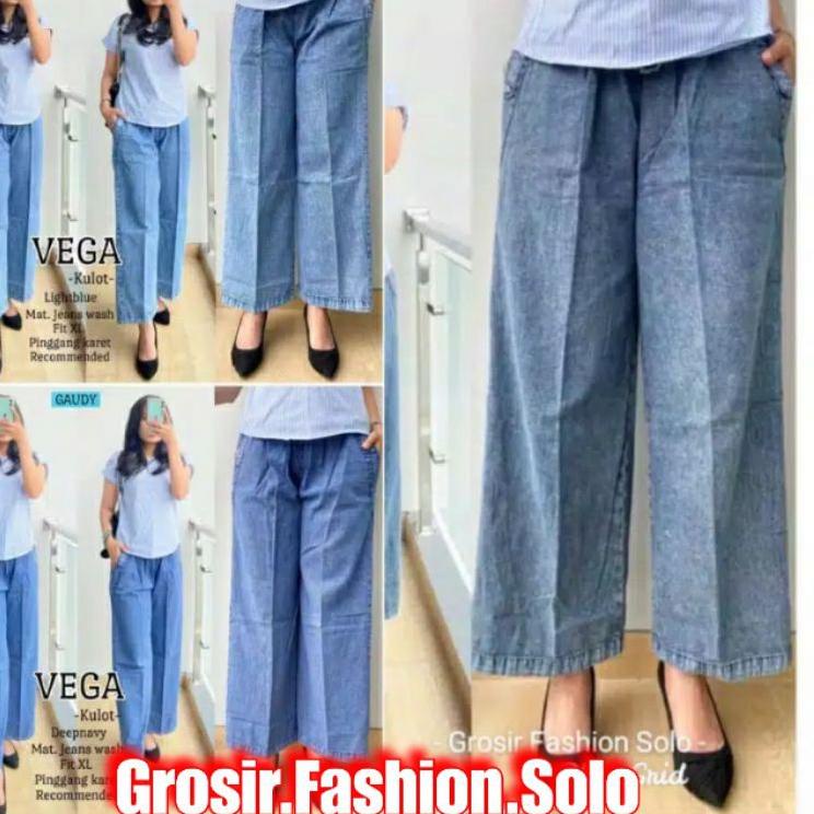 Murah Meriah VEGA KULOT by Gaudy | Kulot Jeans wash