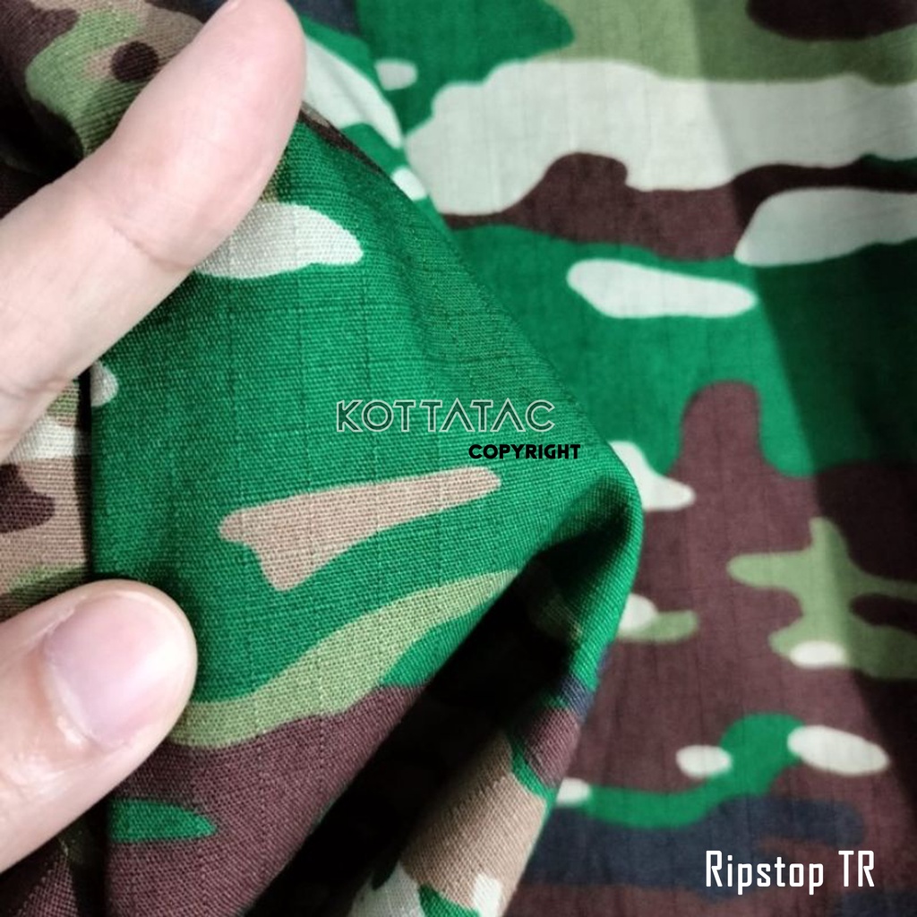 Bahan Kain Ripstop NKRI Terbaru - Bahan Loreng KASAD Terbaru - Bahan Kain Loreng TNI Terbaru