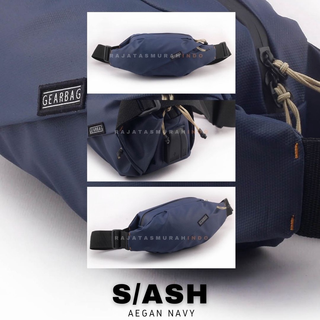 PTS - GEAR BAG 13136 - WAIST BAG COWOK WAISTBAG 2 IN 1 PORT - BEST QUALITY - PU LEATHER