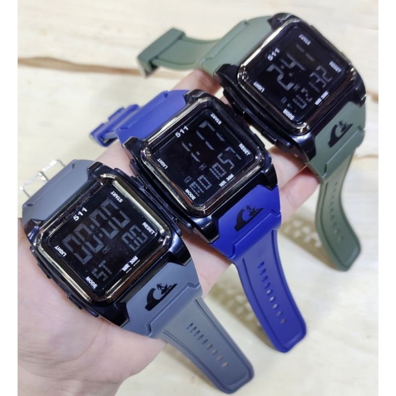 JAM TANGAN DIGITAL 6 WARNA PERSEGI