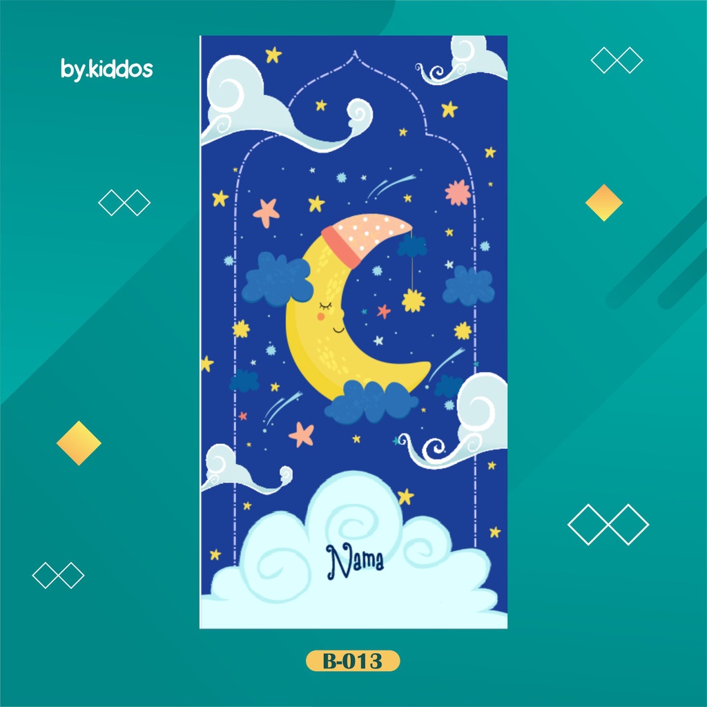 B-008 SEJADAH ANAK LAKI-LAKI /SEJADAH ANAK /SEJADAH PRINTING /SEJADAH TRAVEL