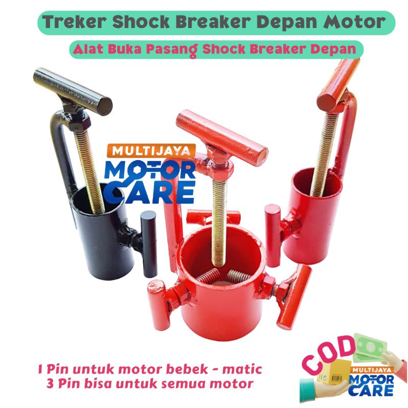 Treker Shockbreaker Depan Motor Bebek Matic &amp; Universal | Alat Pembuka Bongkar Kuncian Shock Breaker