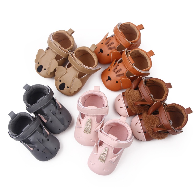 babyfit LEATHERNIMAL sepatu prewalker anak bayi sepatu belajar jalan import mb-1118