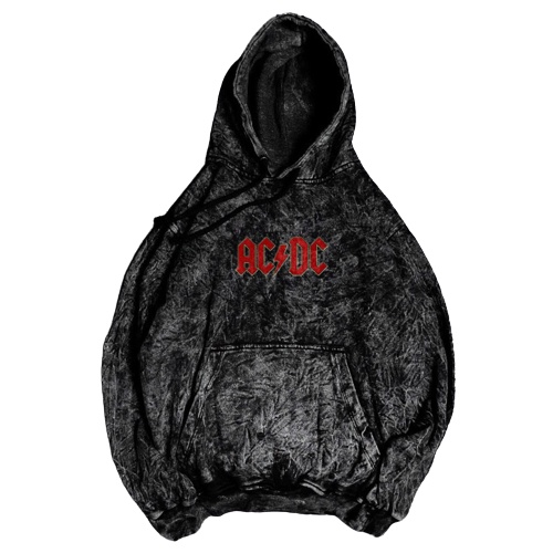 HOODIE SANDWASH METAL PRIA TERBARU MOTIF CDC BLACK ICE/HOODIE PRIA WASHED KEKINIAN