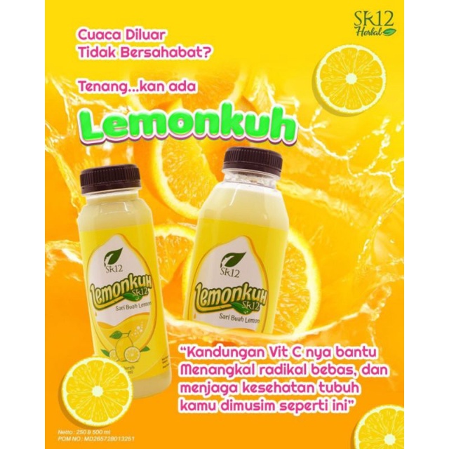 

LEMONKUH SR12 / MINUMAN STAMINA / MINUMAN MENAMBAH IMUN / MINUMAN DIET