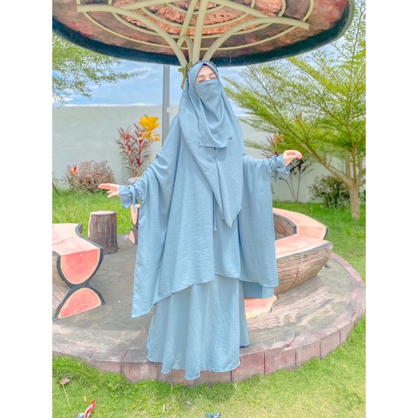 KEZIA HODIE  Bahan Crinkle Biasa