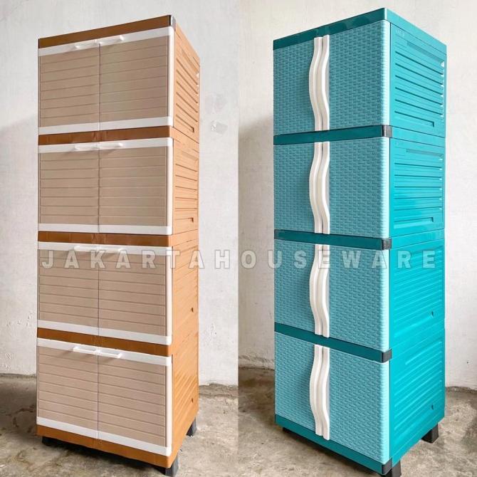 

Lemari Pakaian Plastik Mini CLUB Banyak Motif stock ready