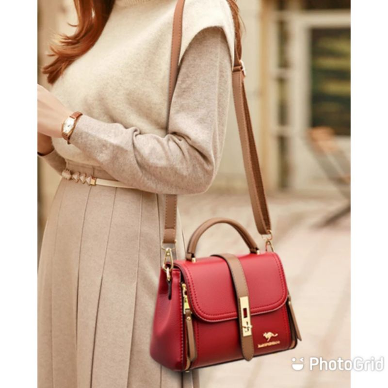 NEW ARRIVAL TAS SELEMPANG WANITA SOPHIE FAIRIESE T3036P3 ESMONIA LOPPER HARDWARE GOLD ORIGINAL