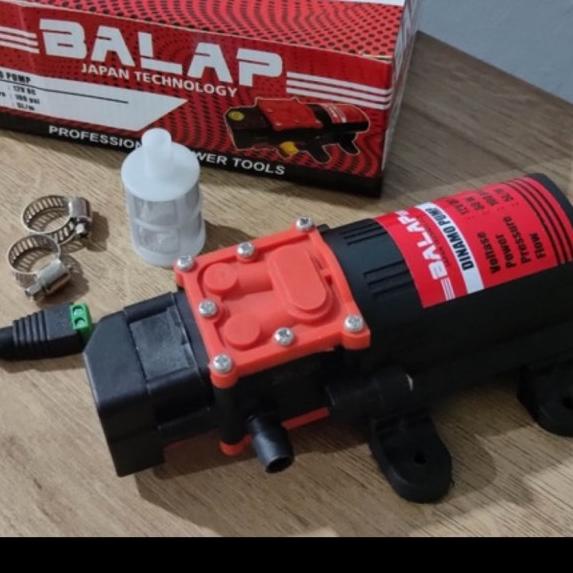 Pompa Pendorong Shower Otomatis DC 12 Volt + Bonus