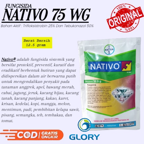 Nativo 75WG 12.5 Gram Fungisida Sistemik Pestisida Obat Pembasmi Sayuran Anti Hama Jamur Bercak Daun