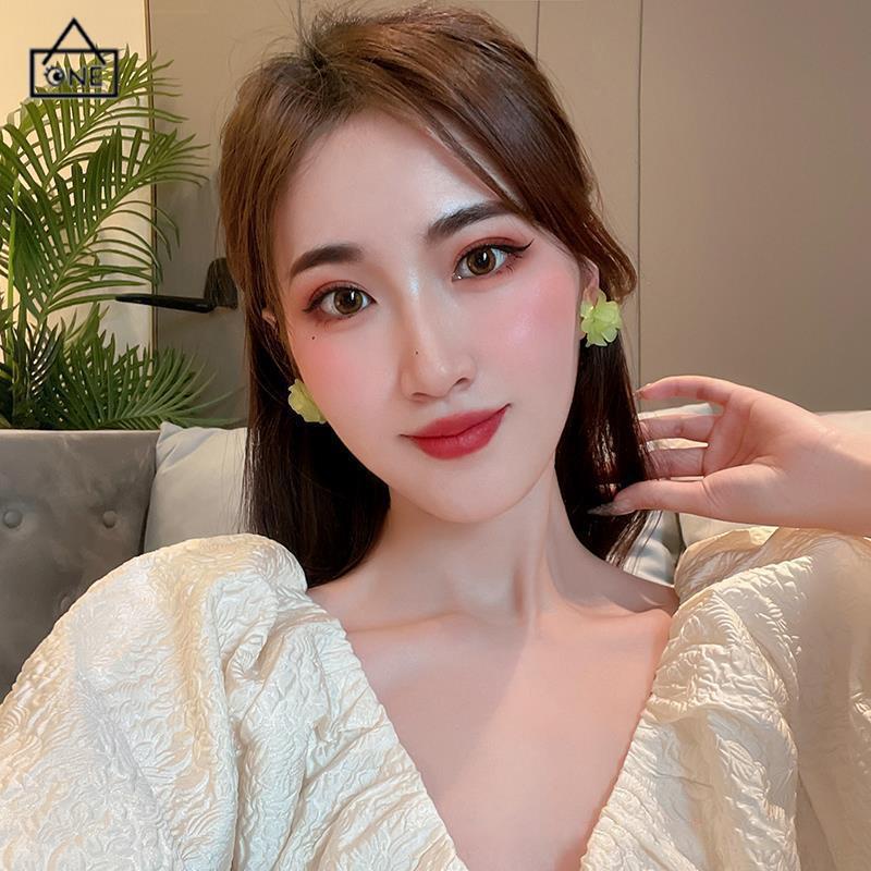 COD❤️Anting Tusuk Wanita Bentuk Bunga Bahan Akrilik Gaya Korea Untuk Musim Semi Panas-A.one