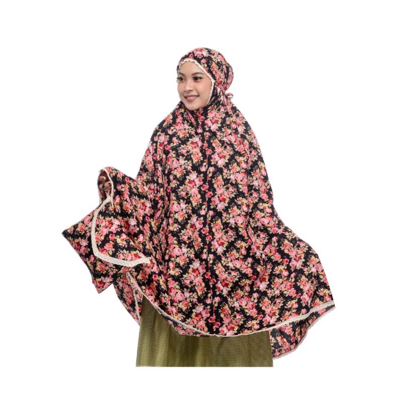 Mukena Leci Katun Jepang Ori Jumbo - Amuri Boutique