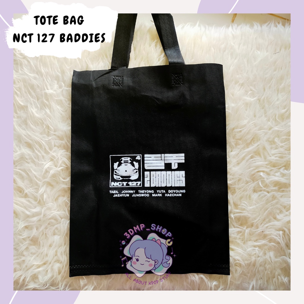 TOTEBAG TREASURE NCT DREAM BTS SEVENTEEN ENHYPEN AESPA BLACKPINK 2 BADDIES STRAYKIDS