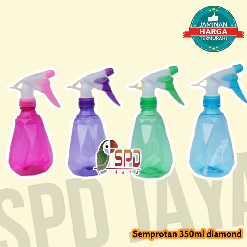 SEMPROTAN AIR TAMAN TANAMAN 350ml BENTUK DIAMOND / SPRAYER BARBERSHOP TANAMAN BURUNG