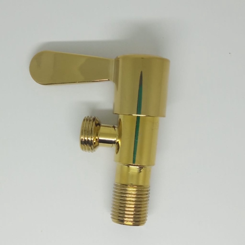 1 Set Jet Closet Shower Cebok Stop Kran Classic Gold Stainless Steel 304 Drat 1/2 Inch