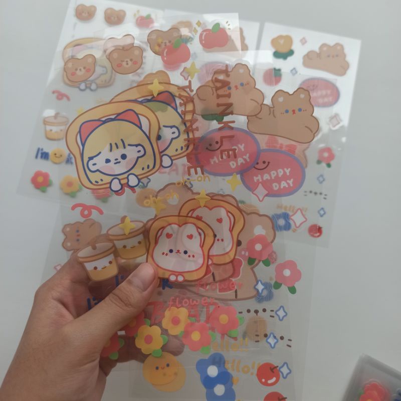 

Stiker lucu beruang anti air