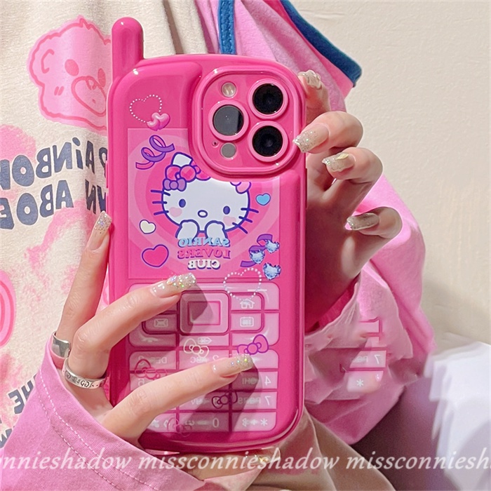 Soft Case Hp Gambar Hello Kitty Untuk IPhone 7 / 8plus / 11 / 12 / 13 / 14pro MAX / XR / X / XS MAX / SE