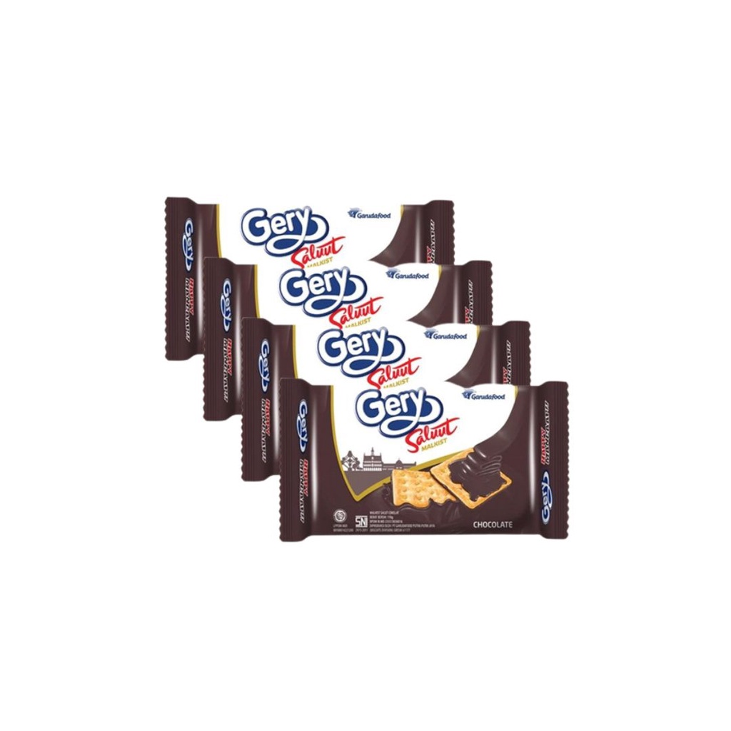 

Gery Saluut Malkist Biskuit Cokelat Family Pack 4 x 100 gr