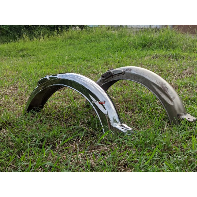 Spakbor Belakang Cb125 Pres Doraemon slebor belakang cb125 krome/mentah cb cb100 cb125