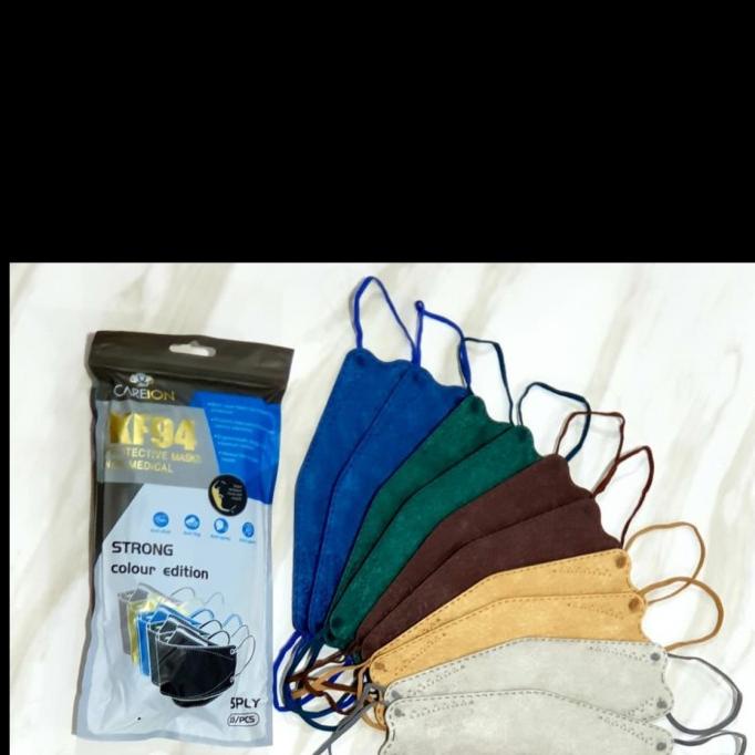 Masker Kn94 Kf94 Careion Warna Campur Mix Isi 10 Pcs t-omrudy Murah