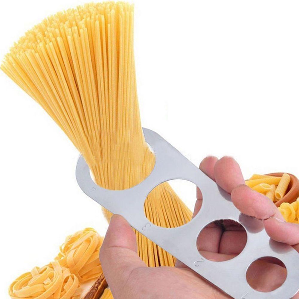 [Elegan] Noodle Measurer Alloy Mudah Digunakan Stainless Steel Jumlah Italy Mie Pembatas Pasta Measure