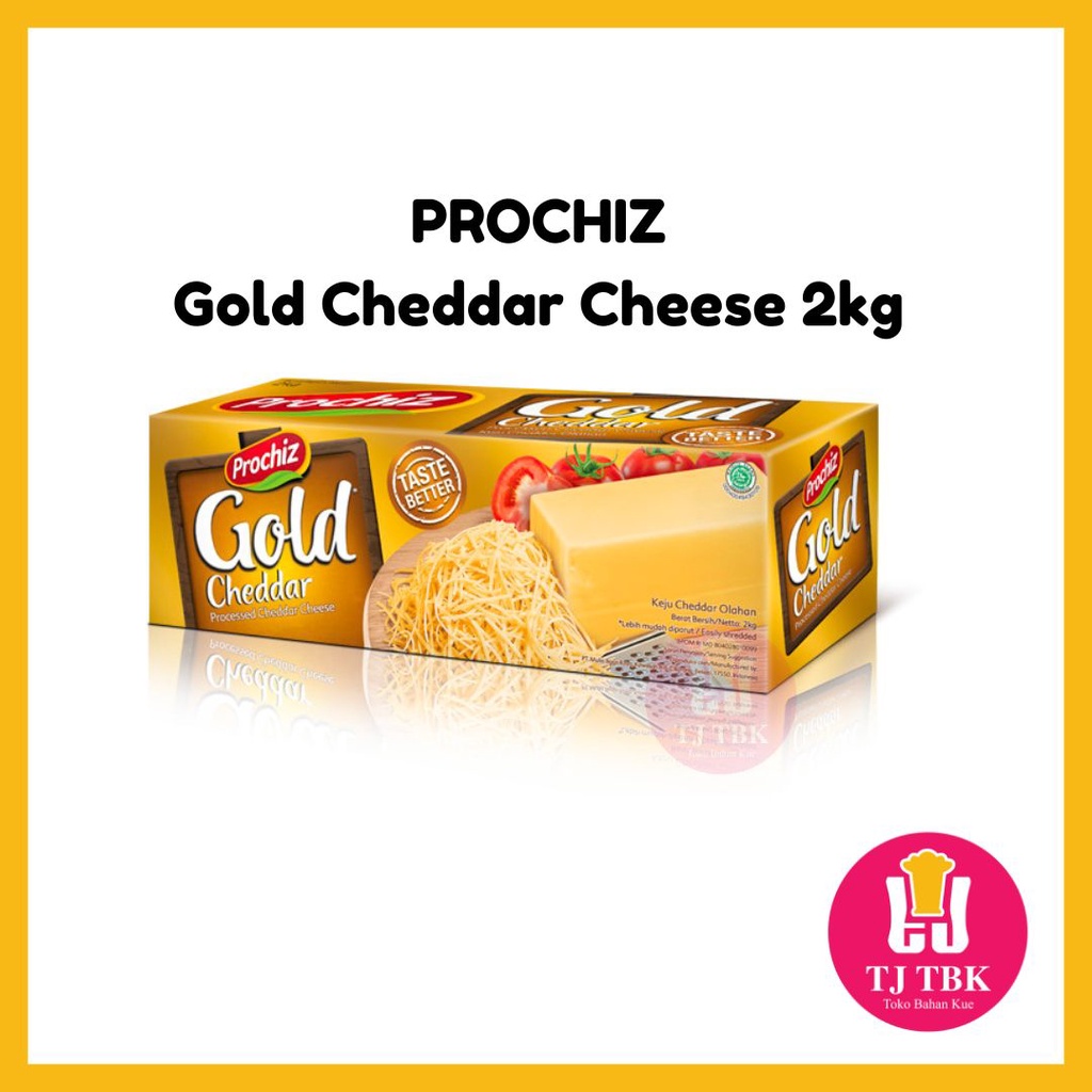 Jual Prochiz Cheese Gold Cheddar 2kg | Shopee Indonesia