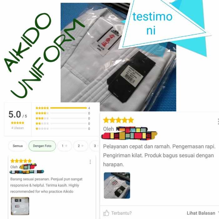 Univ Seragam Aikido - Adidas Aikido