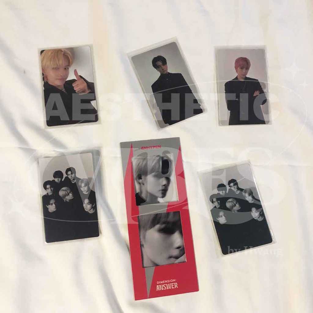[READY BISA COD] ENHYPEN PHOTOCARD Dimension Answer NIKI JAY SUNOO - Bookmark POB WEVERSE