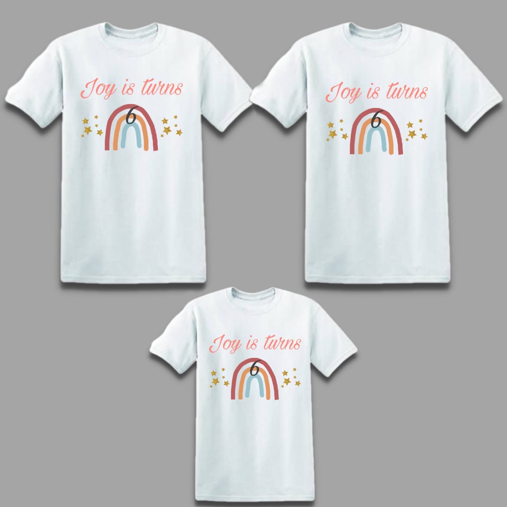 MYSTIQUE.ID-BAJU KAOS IS TURNS RAINBOW T-SHIRT LUCU DAN AESTHETIC