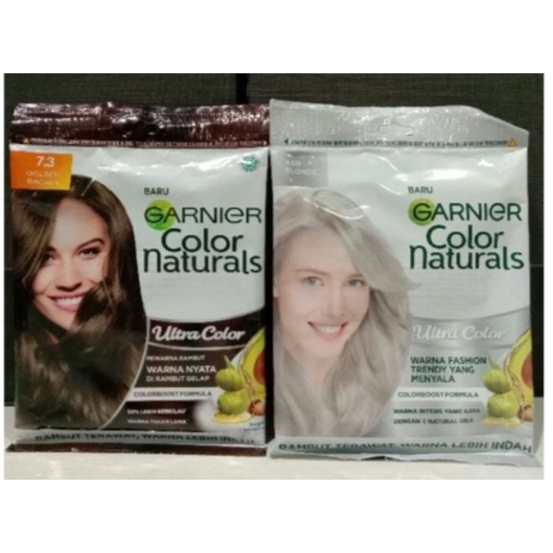 GARNIER (PAKET isi 2) GCN 7.3 GOLDEN BROWN & ASH BLONDE  BEST SELLER 