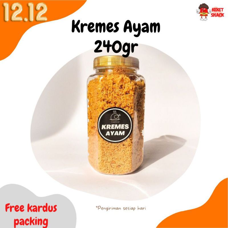 

Kremes Sari Ayam Kampung 240gr