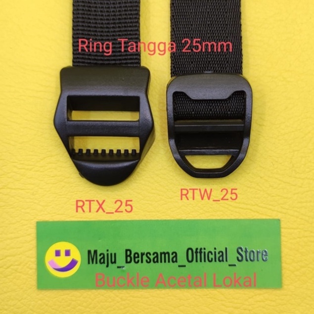 Buckle Acetal Lokal - Ring Tangga 25mm ( Ransel ) SK1